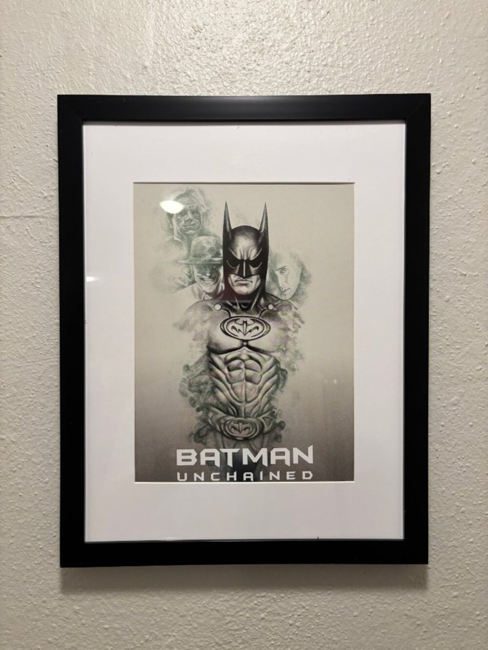 Batman Unchained Framed 8.5x11 Inch Art Print - Abandoned Movies